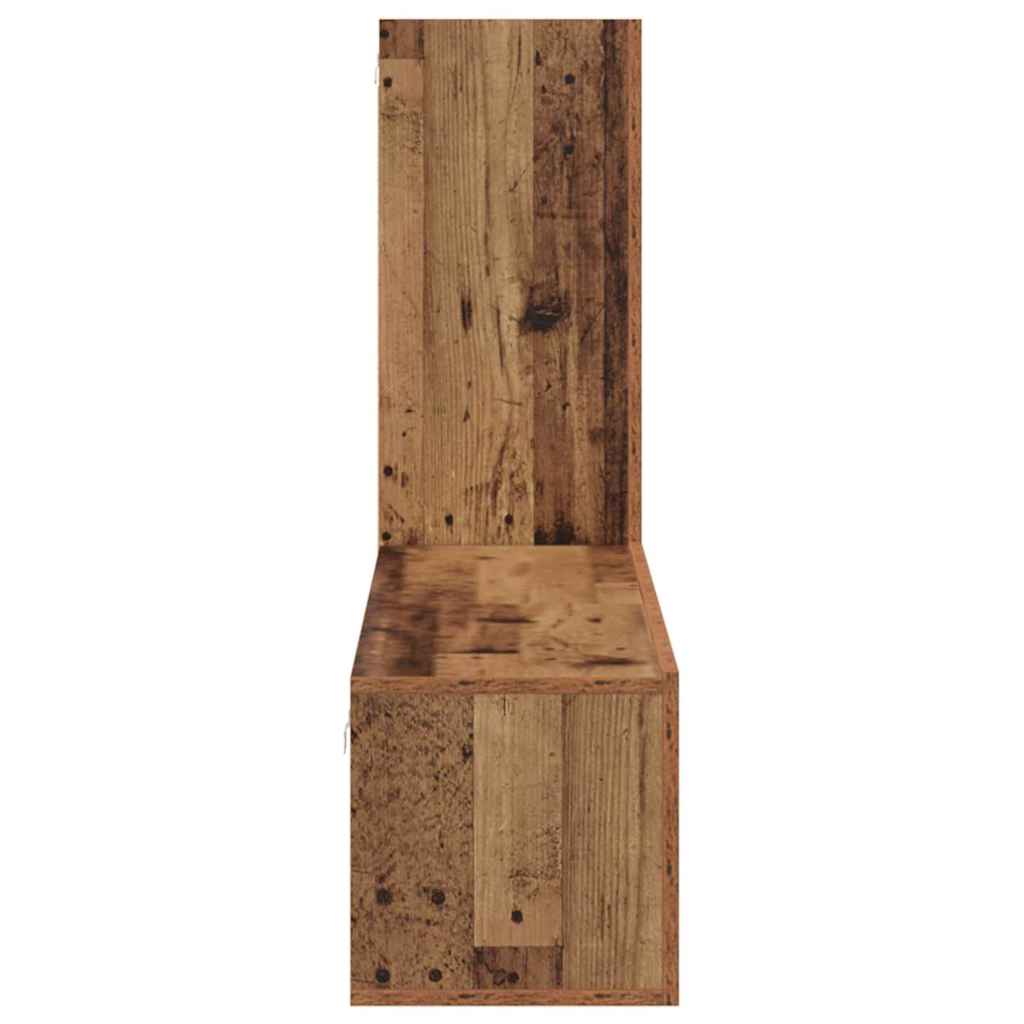 TV-Schrankset Wandmontiert 3 pcs Altholz Holzwerkstoff