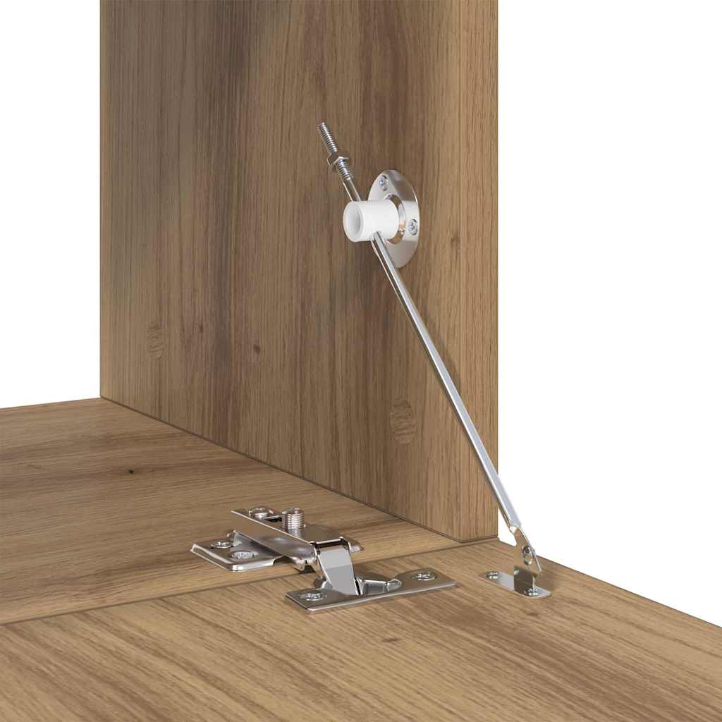 TV-Schrankset Wandmontiert 3 pcs Artisan-Eiche Holzwerkstoff