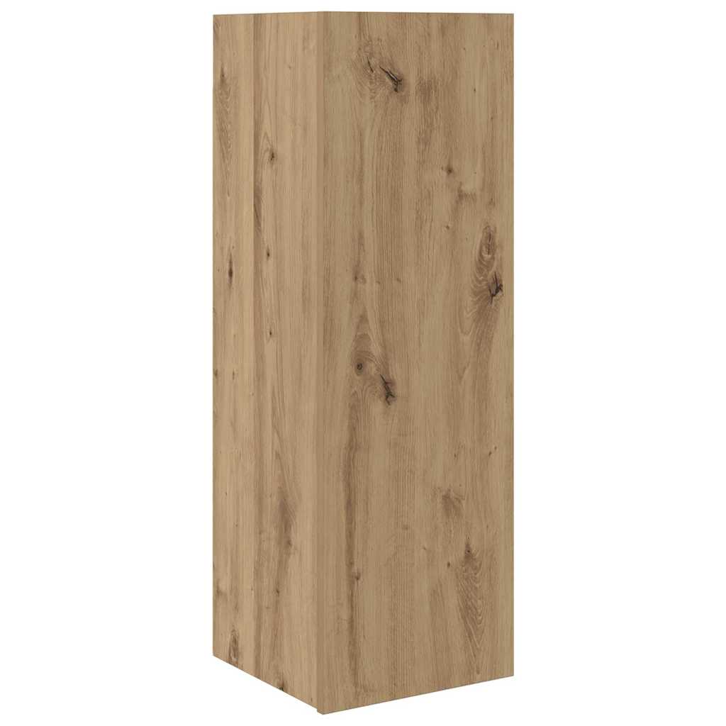 TV-Schrankset Wandmontiert 3 pcs Artisan-Eiche Holzwerkstoff