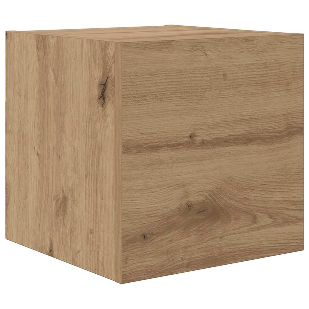 TV-Schrankset Wandmontiert 7 pcs Artisan-Eiche Holzwerkstoff