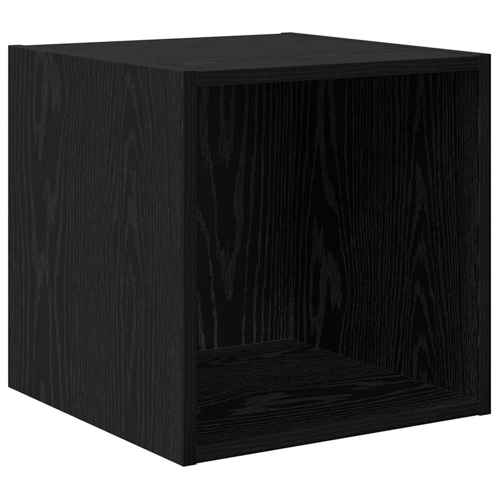 TV-Schrankset 4 pcs Schwarz Eichen-Optik Holzwerkstoff