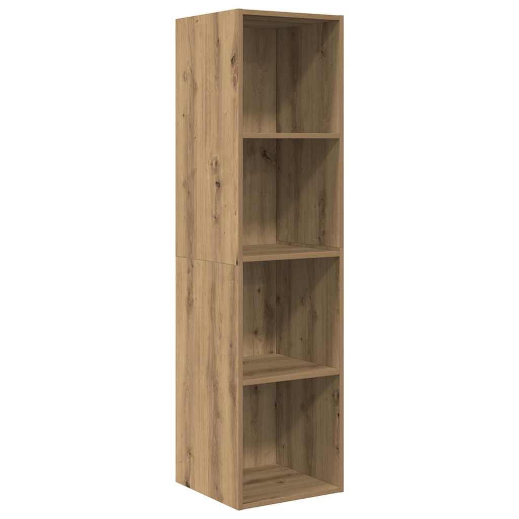 TV-Schrankset Wandmontiert 4 pcs Artisan-Eiche Holzwerkstoff