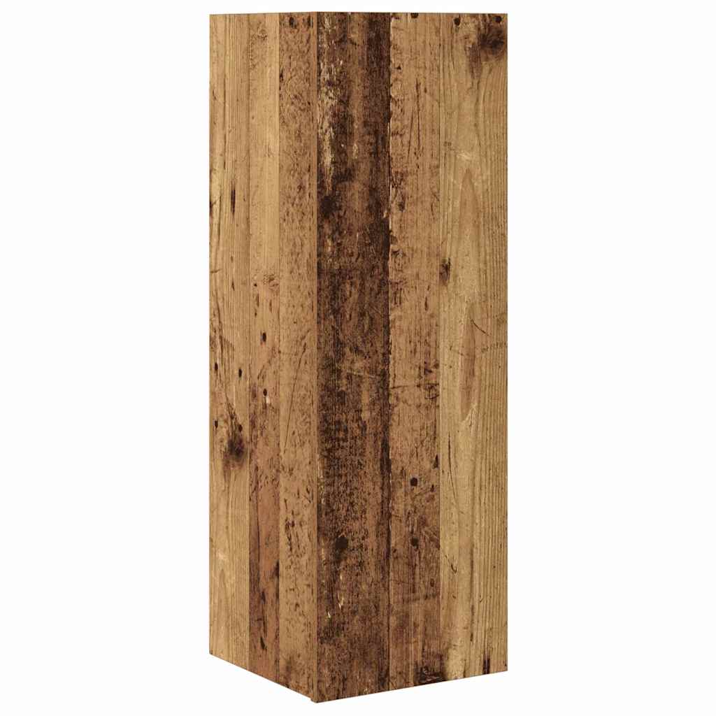TV-Schrankset Wandmontiert 5 pcs Altholz Holzwerkstoff