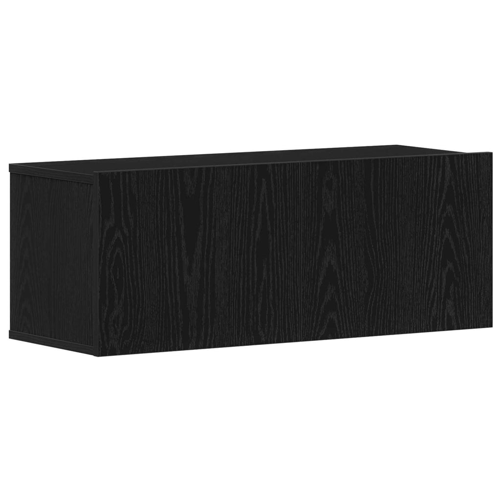TV-Schrankset 6 pcs Schwarz Eichen-Optik Holzwerkstoff