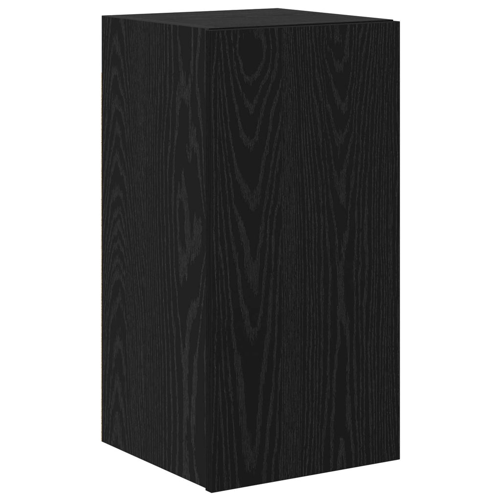 TV-Schrankset 6 pcs Schwarz Eichen-Optik Holzwerkstoff