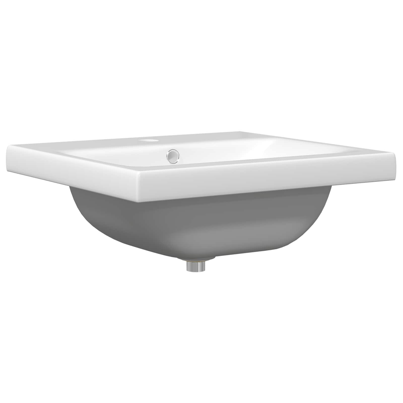 Badezimmermöbel-Set 2 pcs Schwarz Eichen-Optik Holzwerkstoff