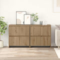 Sideboards 2 pcs Artisan-Eiche 70 x 41 x 75 cm Holzwerkstoff
