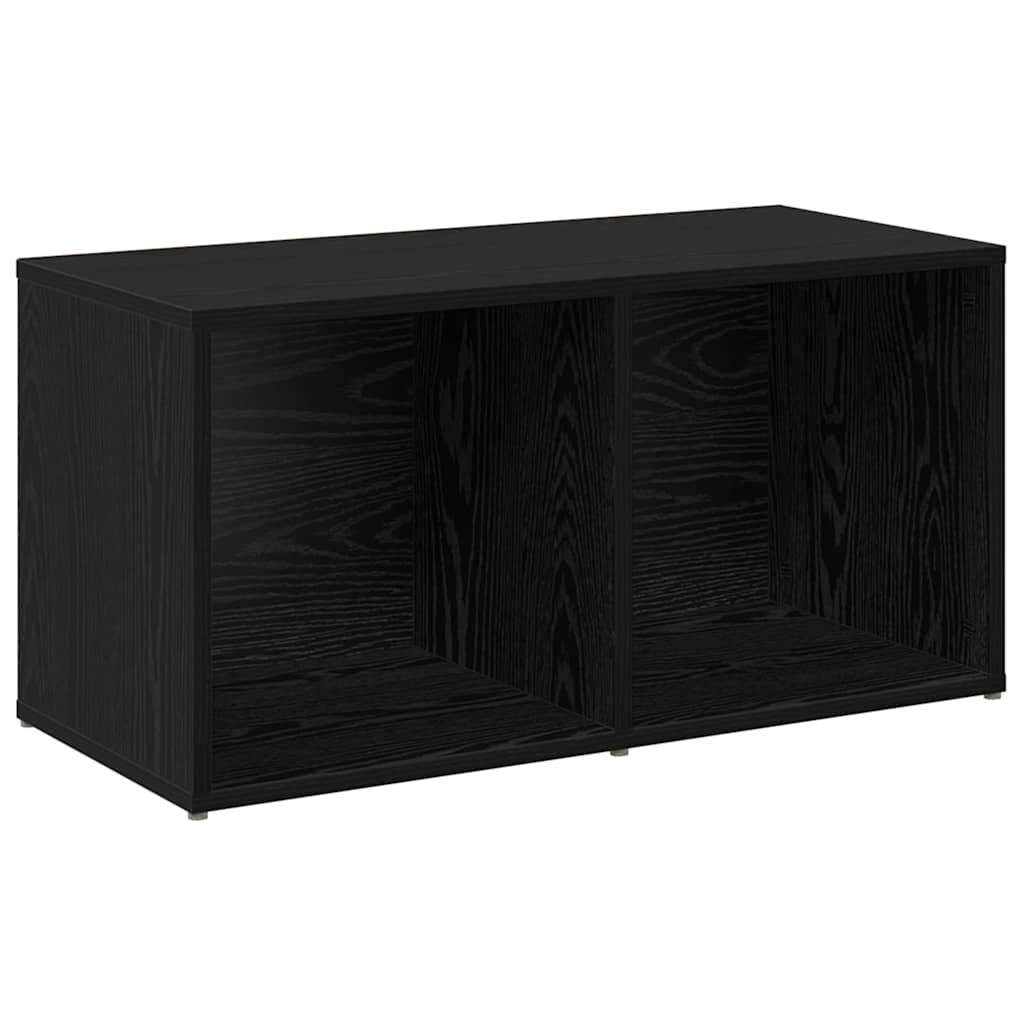 TV-Schrankset 2 pcs Schwarz Eichen-Optik 37 x 35 x 72 cm