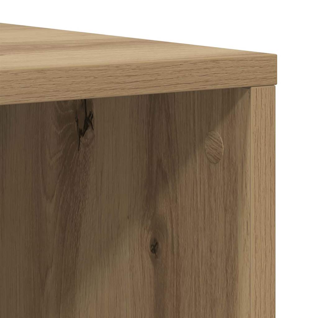 TV-Schrankset Wandmontiert 4 pcs Artisan-Eiche 37 x 35 x 107 cm