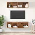 TV-Schrankset 2 pcs Altholz 37 x 37 x 142,5 cm Holzwerkstoff