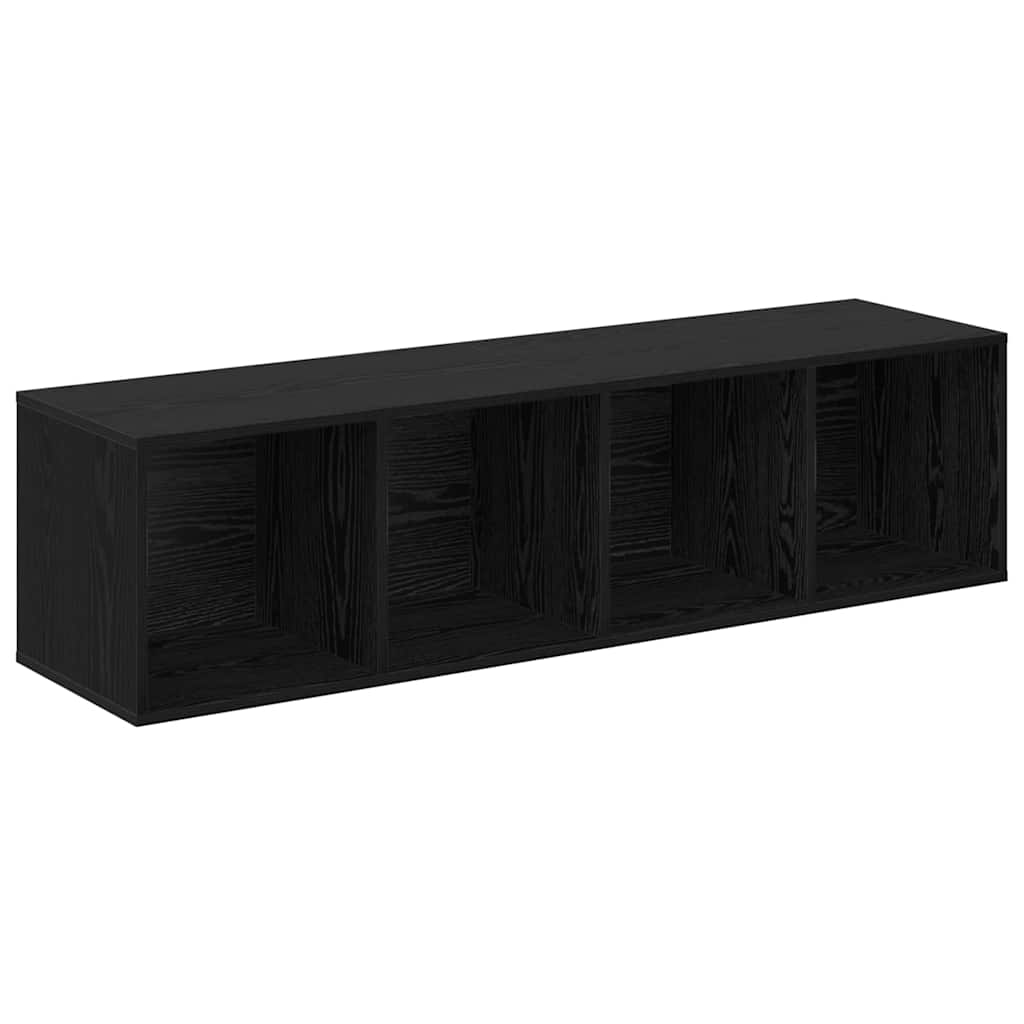 TV-Schrankset 2 pcs Schwarz Eichen-Optik 37 x 37 x 142,5 cm