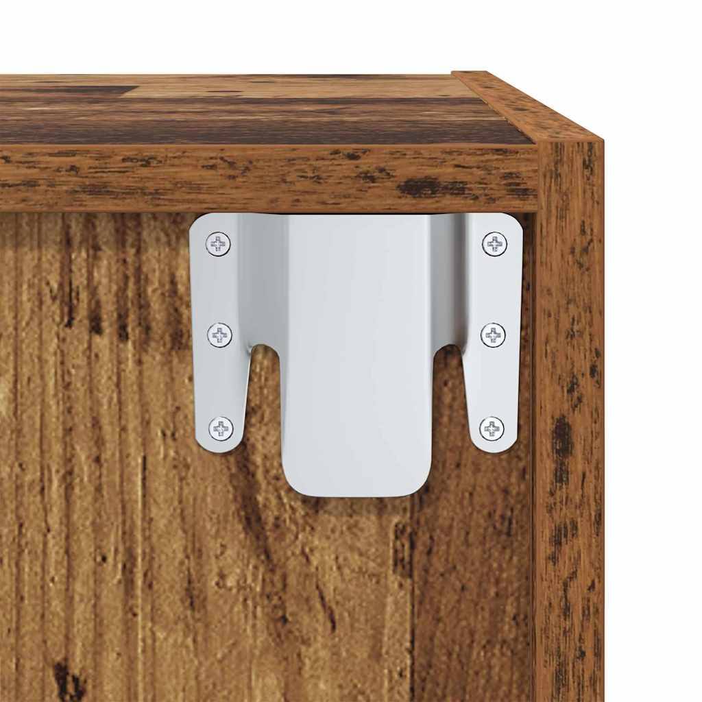 TV-Schrankset 4 pcs Altholz 37 x 37 x 107 cm Holzwerkstoff