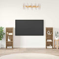 TV-Schrankset Wandmontiert 2 pcs Artisan-Eiche 107 x 35 x 37 cm