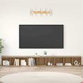 TV-Schrankset Wandmontiert 3 pcs Artisan-Eiche 37 x 35 x 107 cm