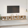 TV-Schrankset 4 pcs Artisan-Eiche 60 x 30 x 30 cm Holzwerkstoff