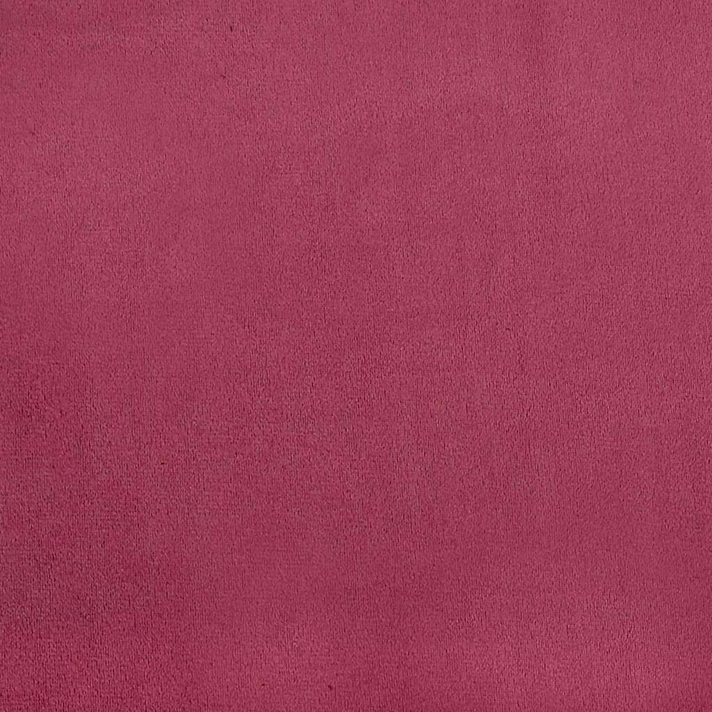 Eckbettgestell mit Kopfteil Weinrot 90 cm x 200 cm Samt