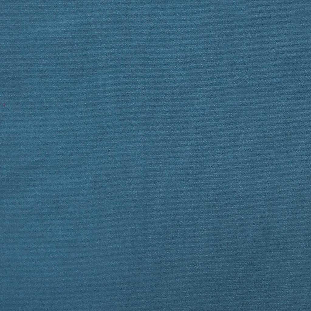 Eckbettgestell mit Kopfteil Blau 80 cm x 200 cm Samt