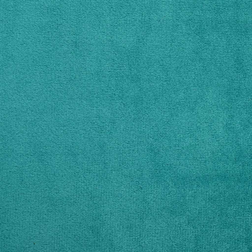 Eckbettgestell Türkis 100 x 200 cm Samt