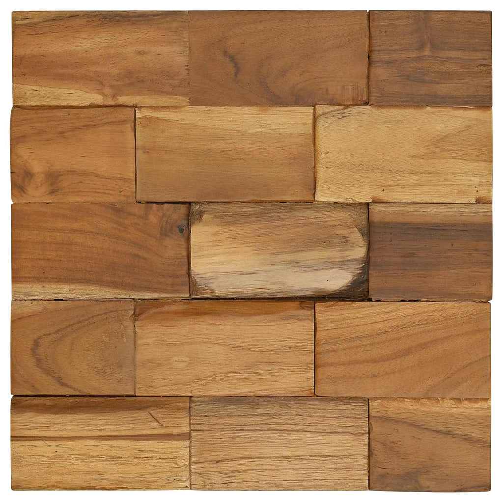 Aufbewahrungshocker Braun 40 x 40 x 45 cm Massives Teakholz