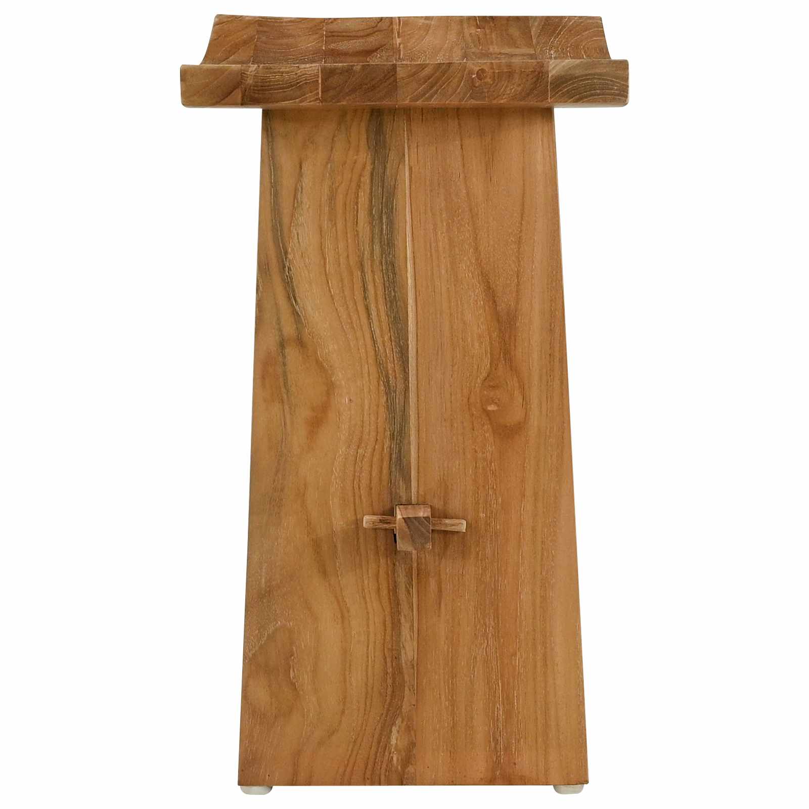 Badezimmer Hocker Braun 50 x 29,5 x 50,5 cm Massivholz Teak
