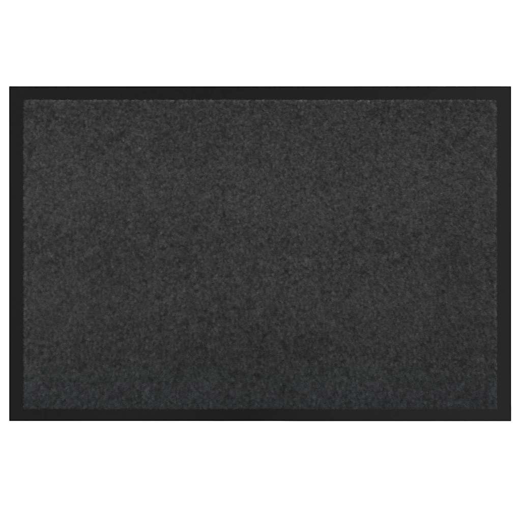 Fußmatte Anthrazit 120 x 80 x 1,2 cm Teddystoff