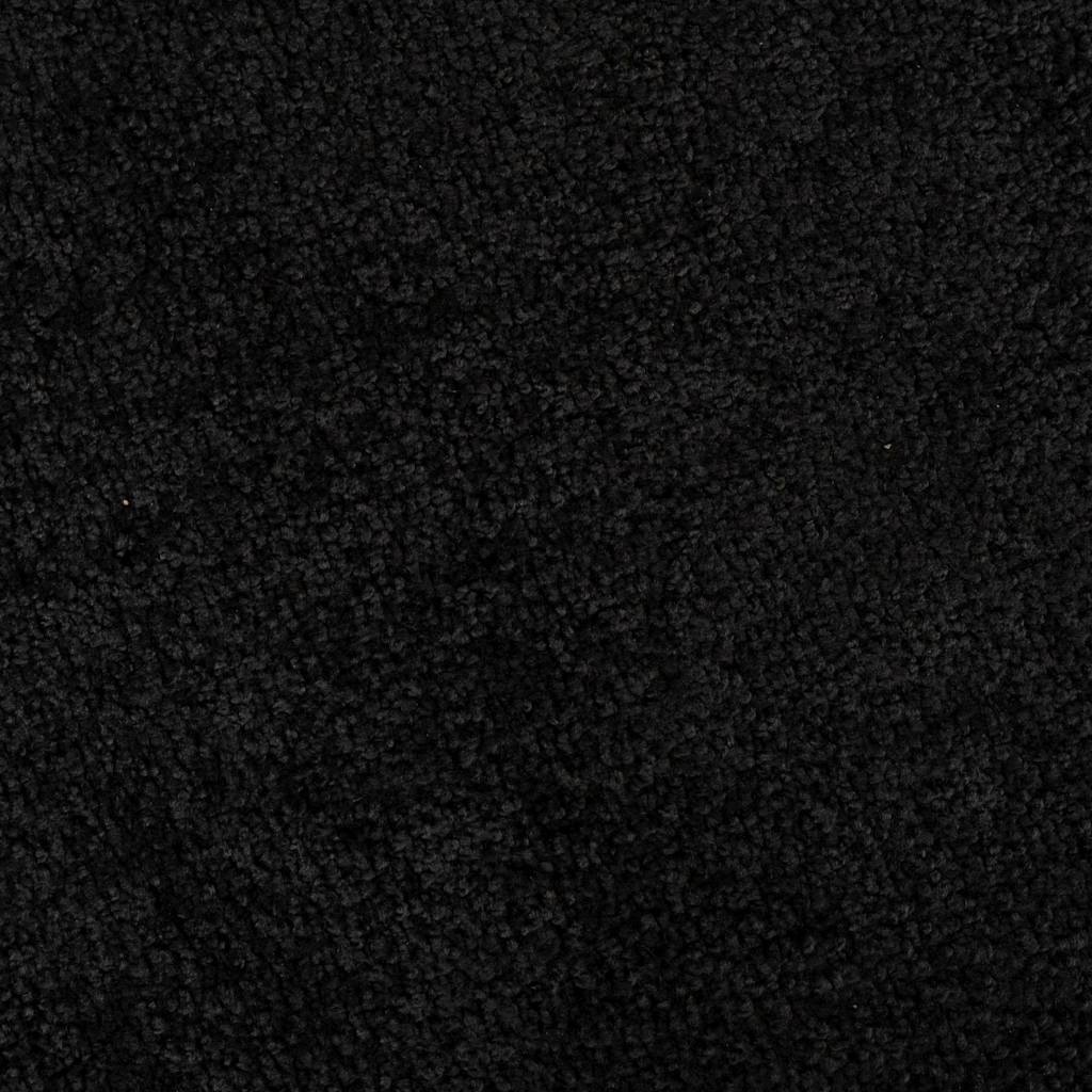 Fußmatte Schwarz 80 x 60 x 1,2 cm Teddystoff