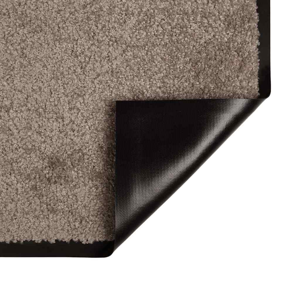 Fußmatte Beige 120 x 80 x 1,2 cm Teddystoff