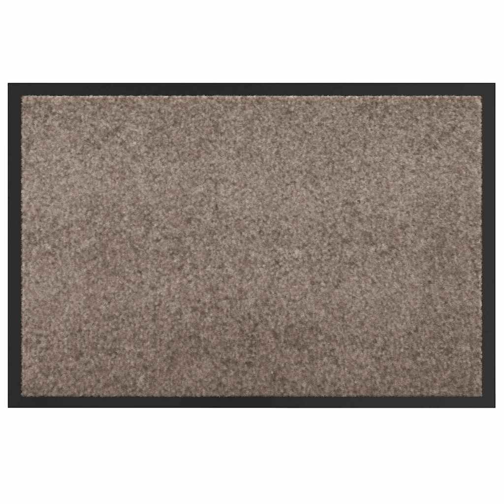 Fußmatte Beige 120 x 80 x 1,2 cm Teddystoff
