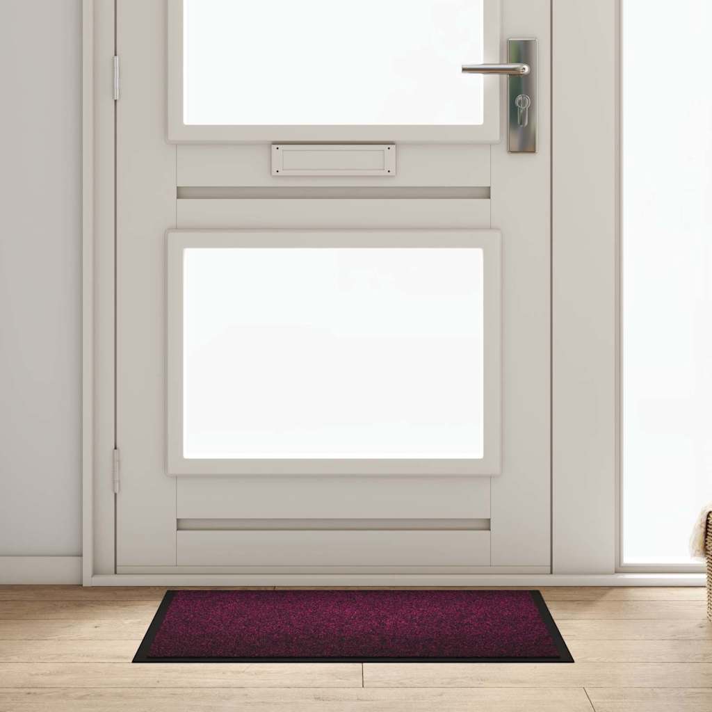 Fußmatte Bordeaux 80 x 60 x 1,2 cm Teddystoff