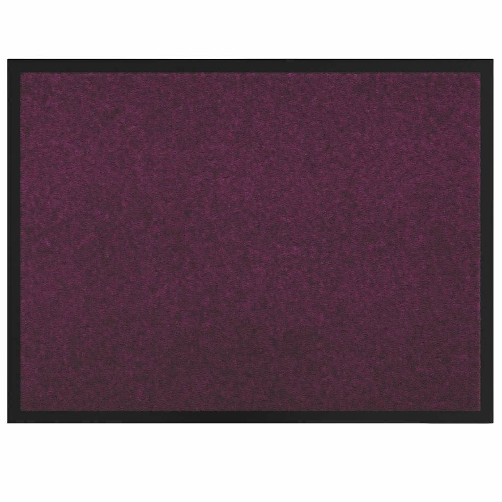 Fußmatte Bordeaux 80 x 60 x 1,2 cm Teddystoff