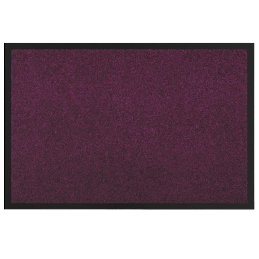 Fußmatte Bordeaux 120 x 80 x 1,2 cm Teddystoff