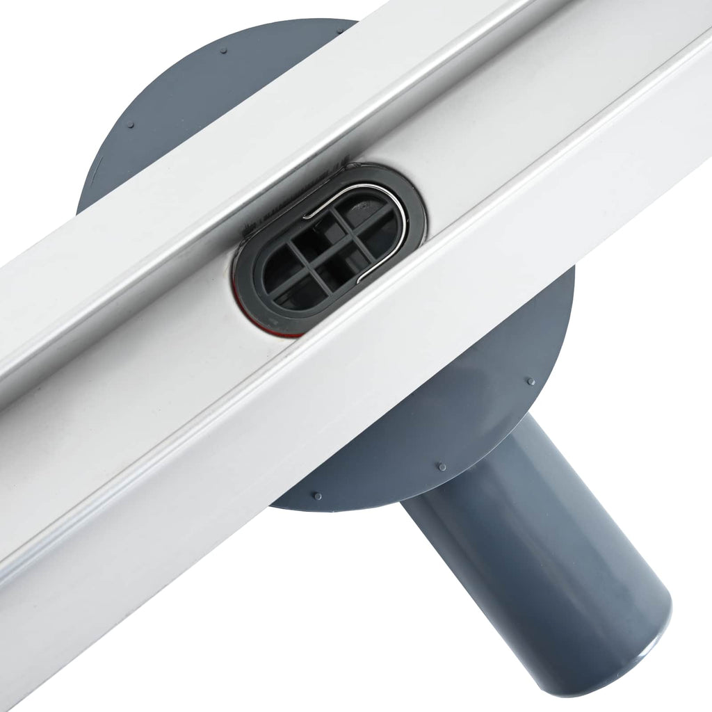 360° Duschablauf mit slim Modell Silber 60 cm Edelstahl 304