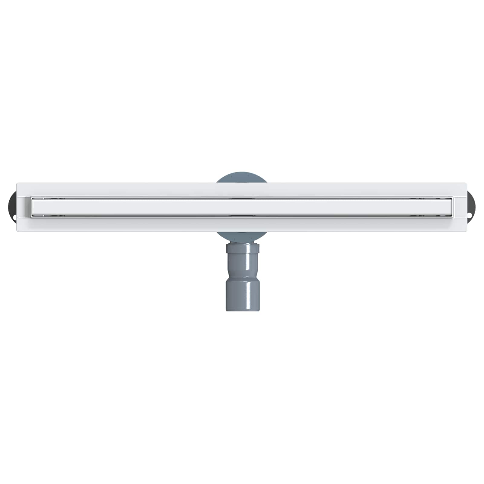 360° Duschablauf mit slim Modell Silber 60 cm Edelstahl 304