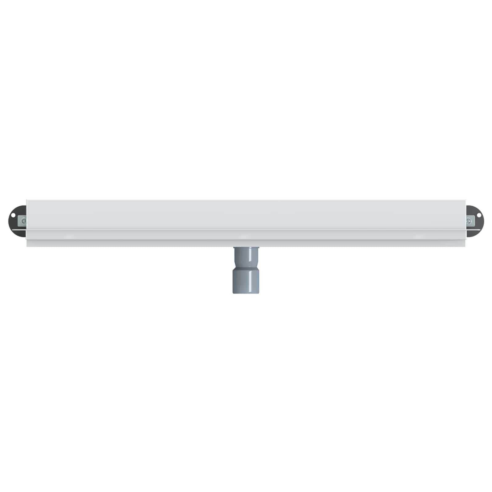 Wandmontierter Duschablauf Silber 80 cm Edelstahl 304