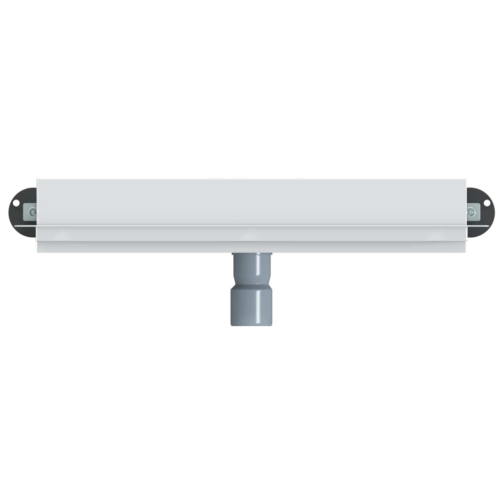 Wandmontierter Duschablauf Silber 50 cm Edelstahl 304