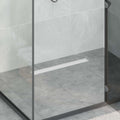 Duschablauf 2-in-1 mit 360° Siphon Silber 60 cm Edelstahl 304
