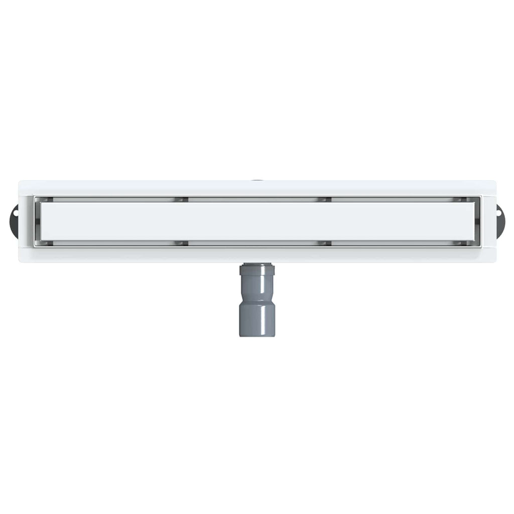 Duschablauf 2-in-1 mit 360° Siphon Silber 60 cm Edelstahl 304