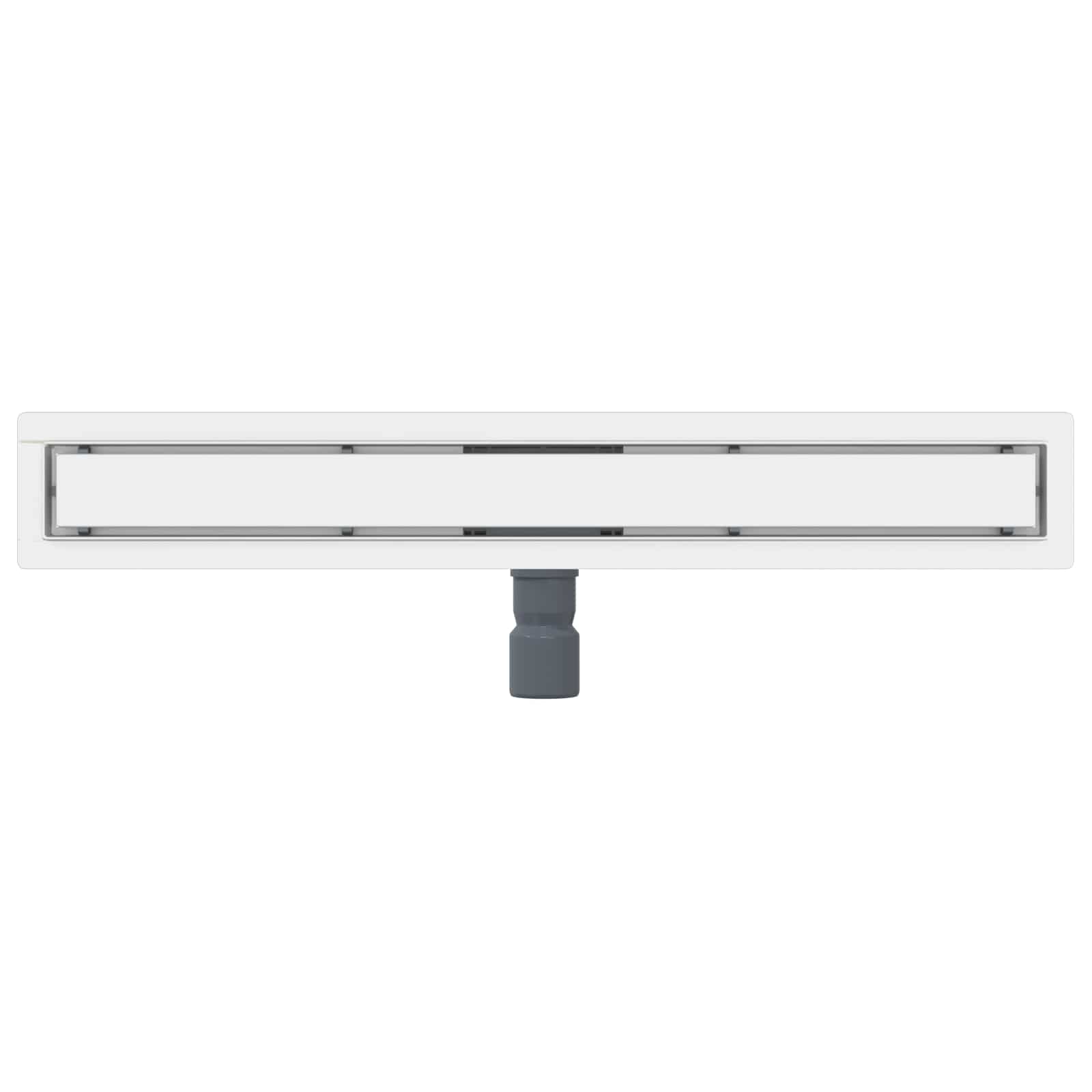 2 in 1 Duschabfluss Silber 80 cm Edelstahl 304