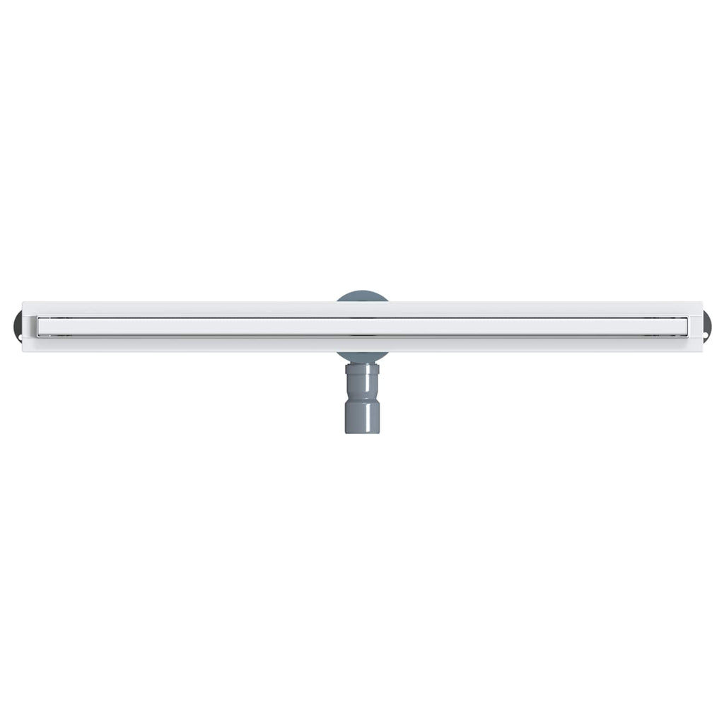 360° Duschablauf mit slim Modell Silber 90 cm Edelstahl 304