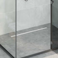360° Duschablauf mit slim Modell Silber 80 cm Edelstahl 304