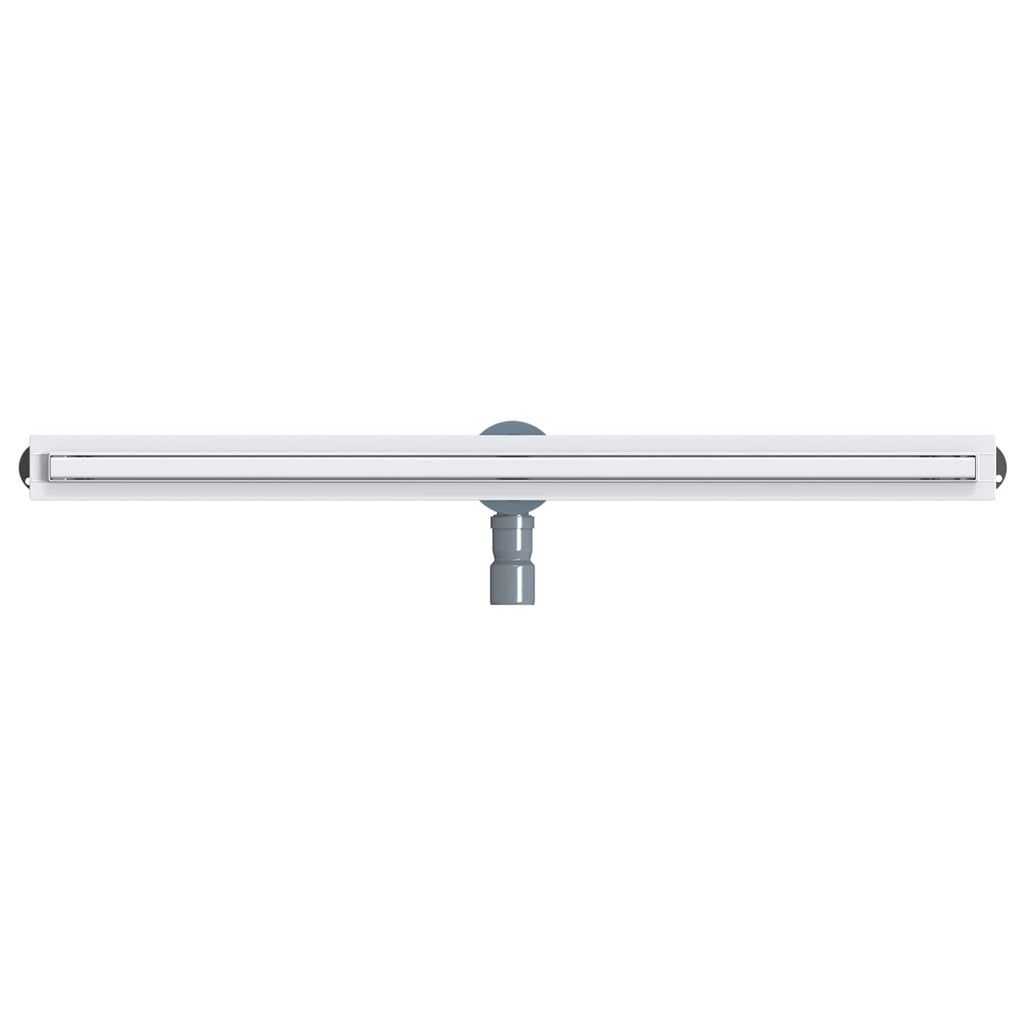 360° Duschablauf mit slim Modell Silber 100 cm Edelstahl 304