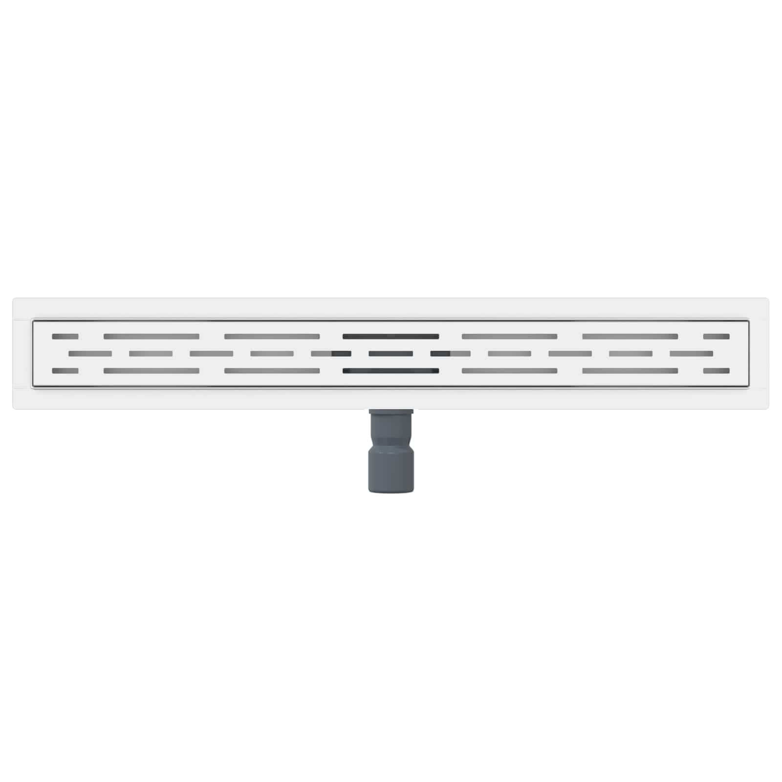 Duschabfluss mit Liniendesign Silber 70 cm Edelstahl 304