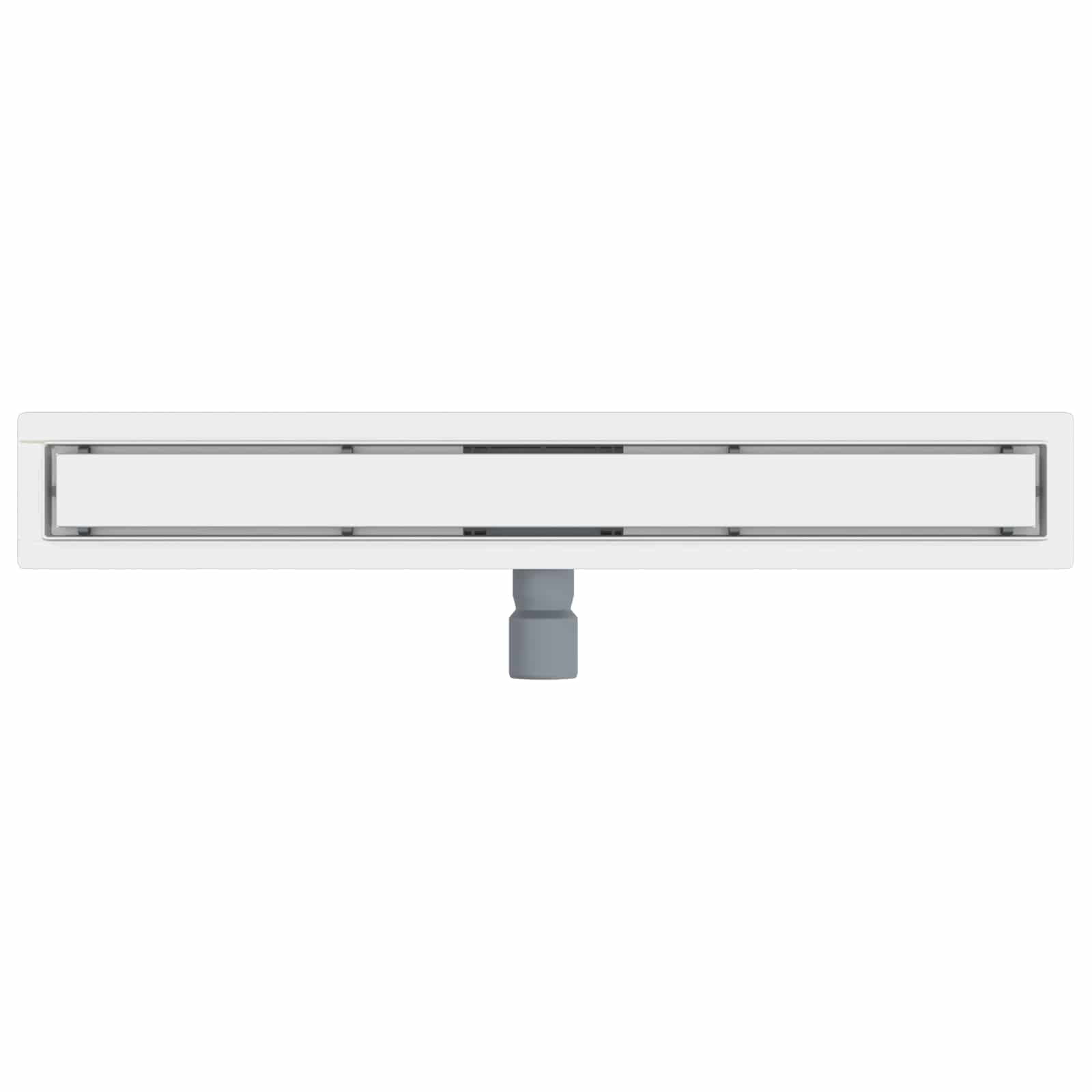 2 in 1 Duschabfluss Silber 70 cm Edelstahl 304