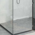 Wandmontierter Duschablauf Silber 90 cm Edelstahl 304