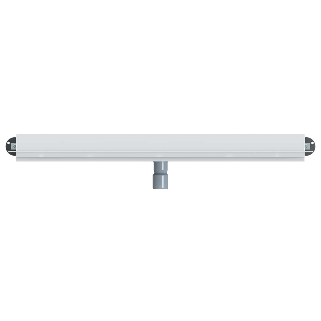 Wandmontierter Duschablauf Silber 90 cm Edelstahl 304