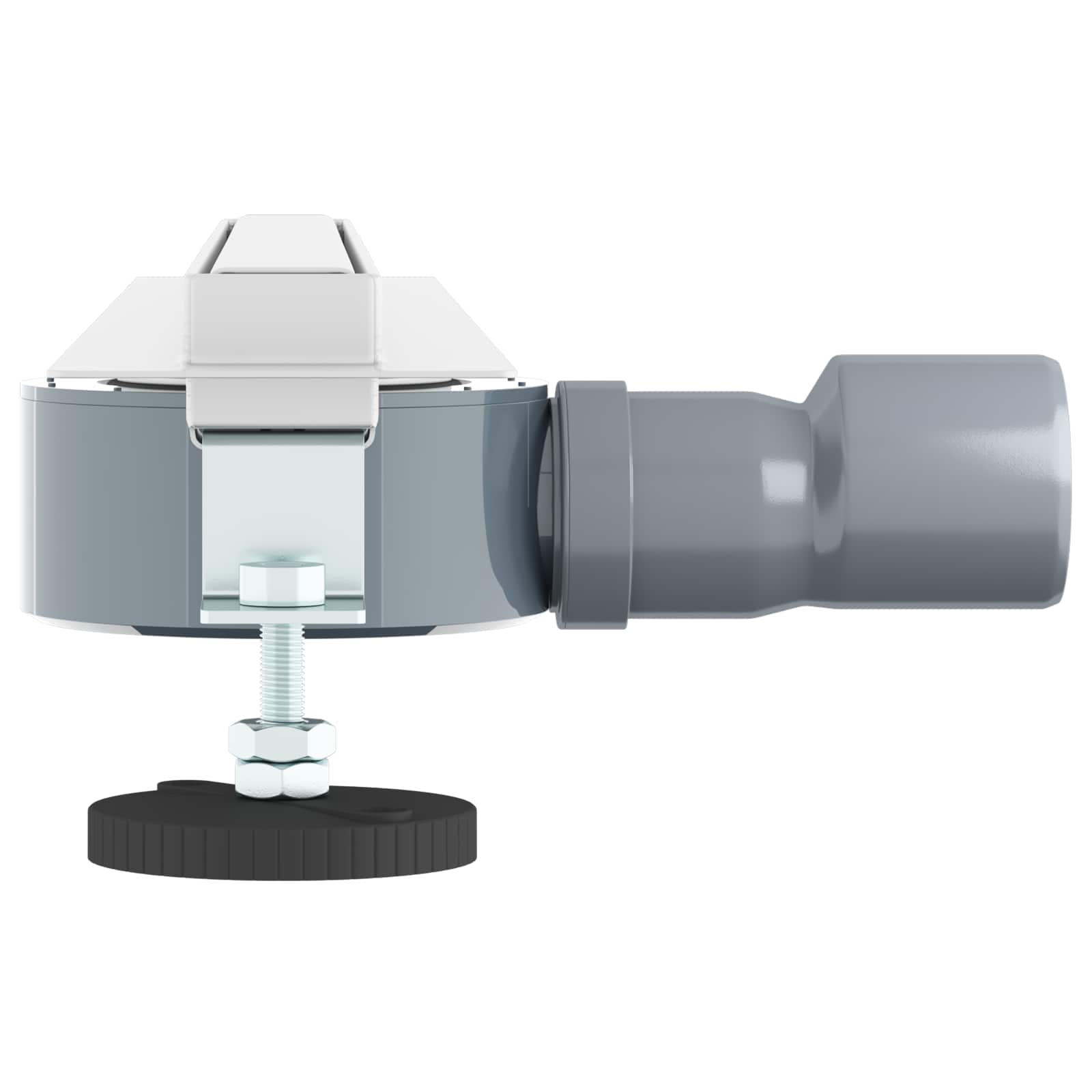 360° Duschablauf mit slim Modell Silber 50 cm Edelstahl 304