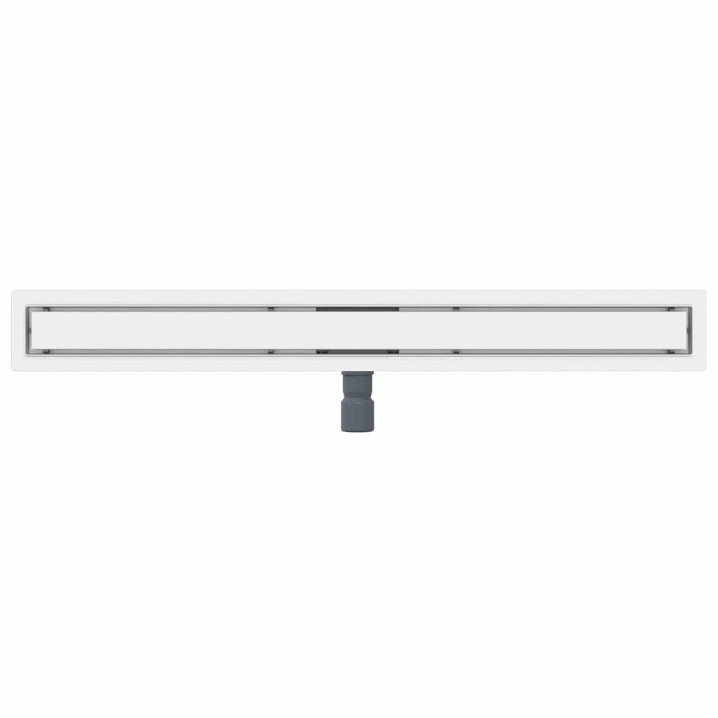 2 in 1 Duschabfluss Silber 100 cm Edelstahl 304