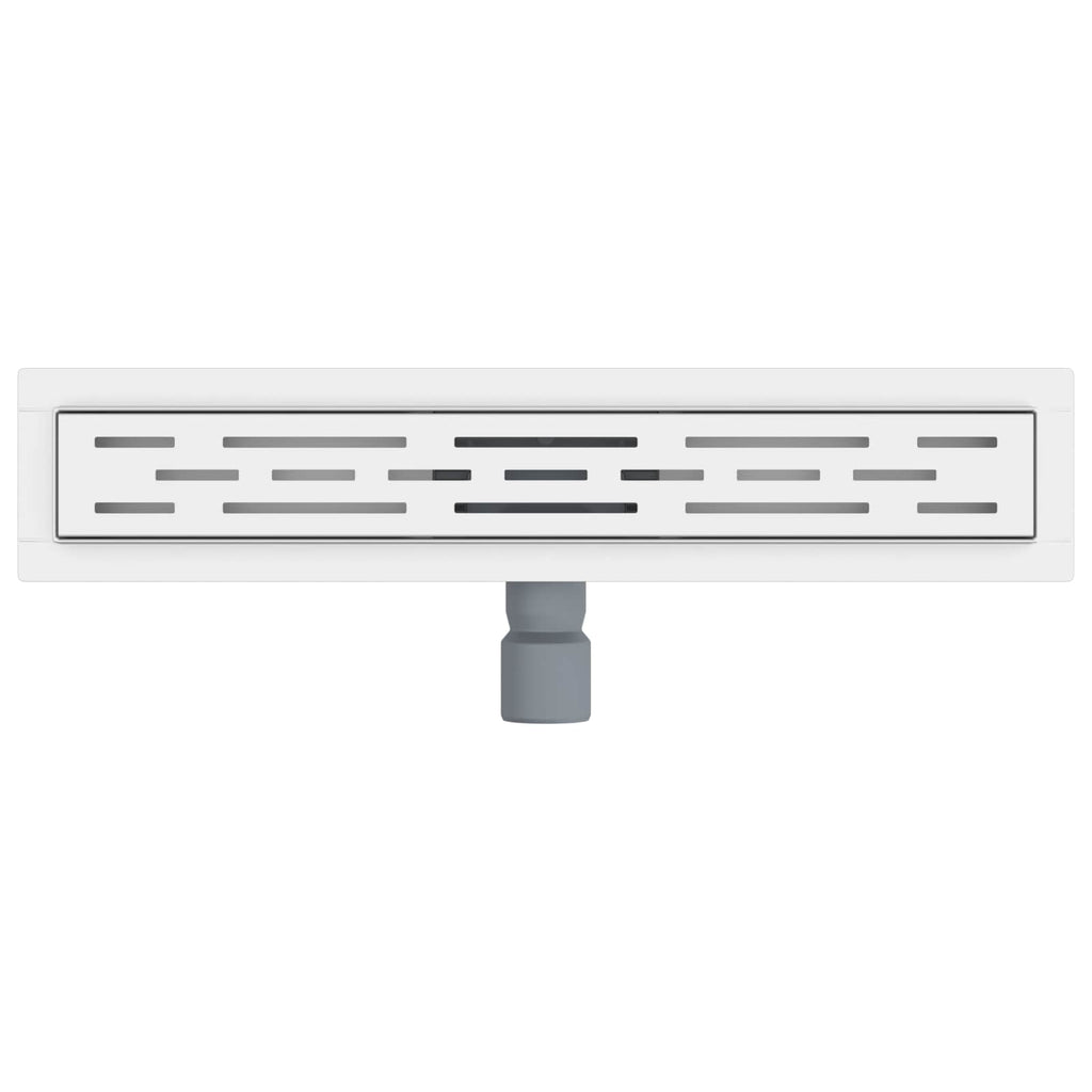 Duschabfluss mit Liniendesign Silber 50 cm Edelstahl 304