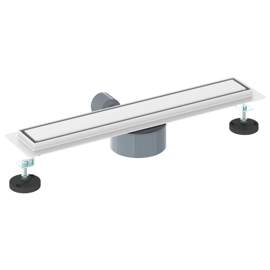 Duschablauf 2-in-1 mit 360° Siphon Silber 54 x 11 x 9,5 cm