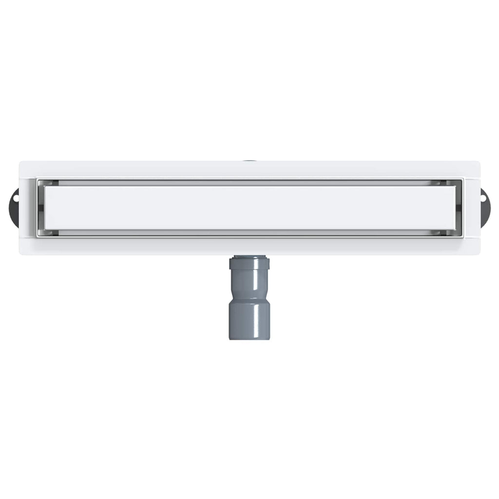Duschablauf 2-in-1 mit 360° Siphon Silber 54 x 11 x 9,5 cm
